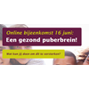 Online bijeenkomst 16 juni: Een gezond puberbrein!