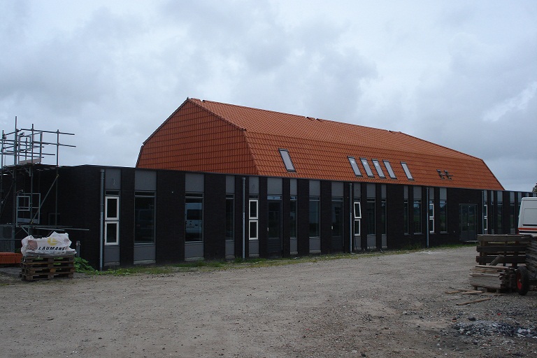 Blik op de bouwplaats, september 2012