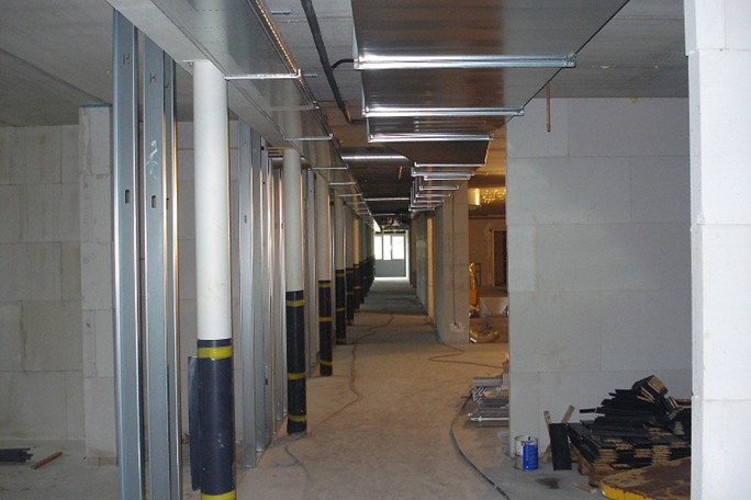 Doorkijk van de school begane grond