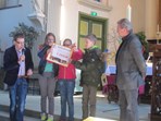 Overhandiging cheque