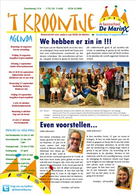Nieuwsbrief ’t Kroontje