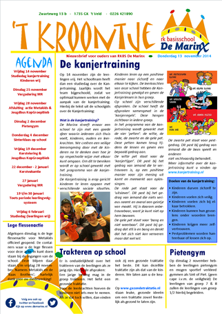 Nieuwsbrief ’t Kroontje