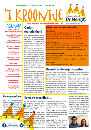 2015-02-03 Nieuwsbrief &#39;t Kroontje