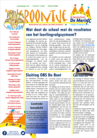 2015-02-13 Nieuwsbrief &#39;t Kroontje
