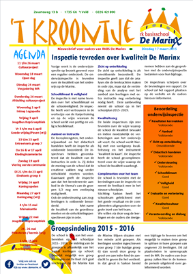2015-03-17 Nieuwsbrief 't Kroontje