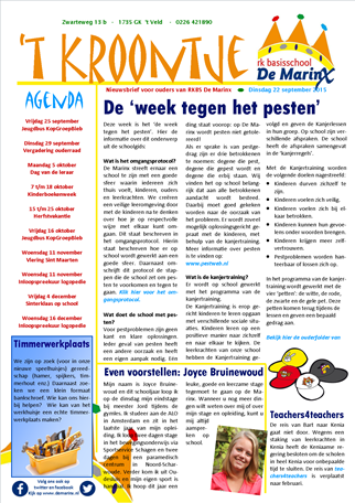 2015-09-22 Nieuwsbrief &#39;t Kroontje