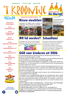 2017-05-15 Nieuwsbrief 't Kroontje