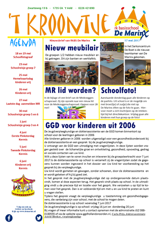 2017-05-15 Nieuwsbrief &#39;t Kroontje