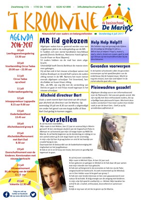 2017-07-06 Nieuwsbrief 't Kroontje.