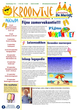 2017-07-20 Nieuwsbrief &#39;t Kroontje.