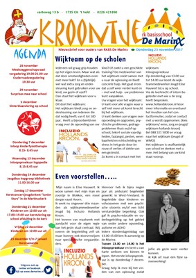 2017-11-23 Nieuwsbrief 't Kroontje