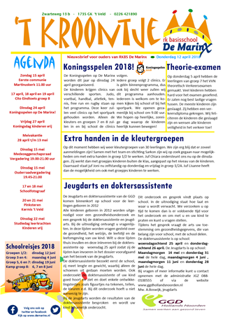 2018-04-12 Nieuwsbrief &#39;t Kroontje .