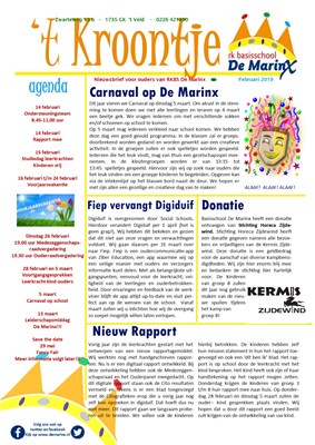 2019-02 Nieuwsbrief 't Kroontje.