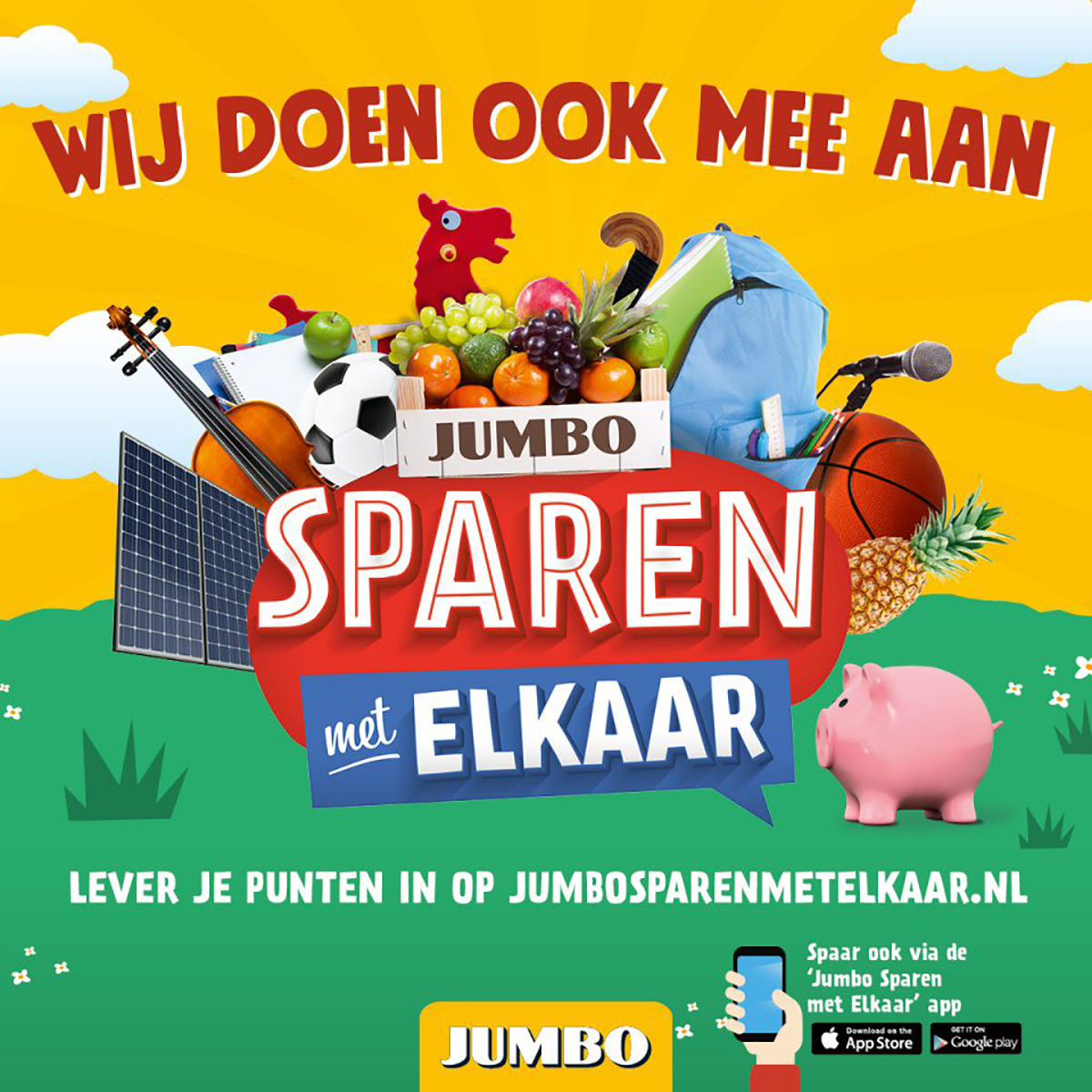 JUMBO sparen voor De Marinx