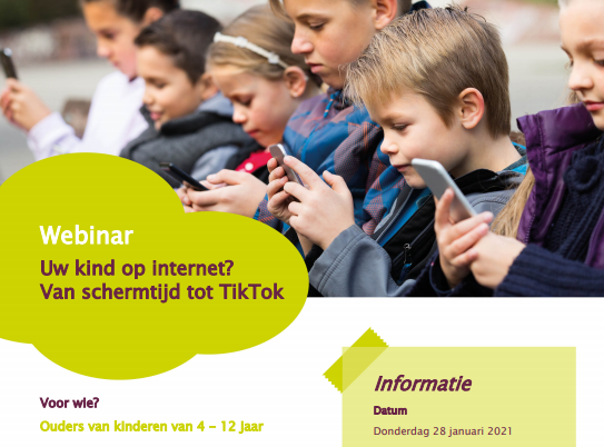 Webinar van schermtijd tot TikTok