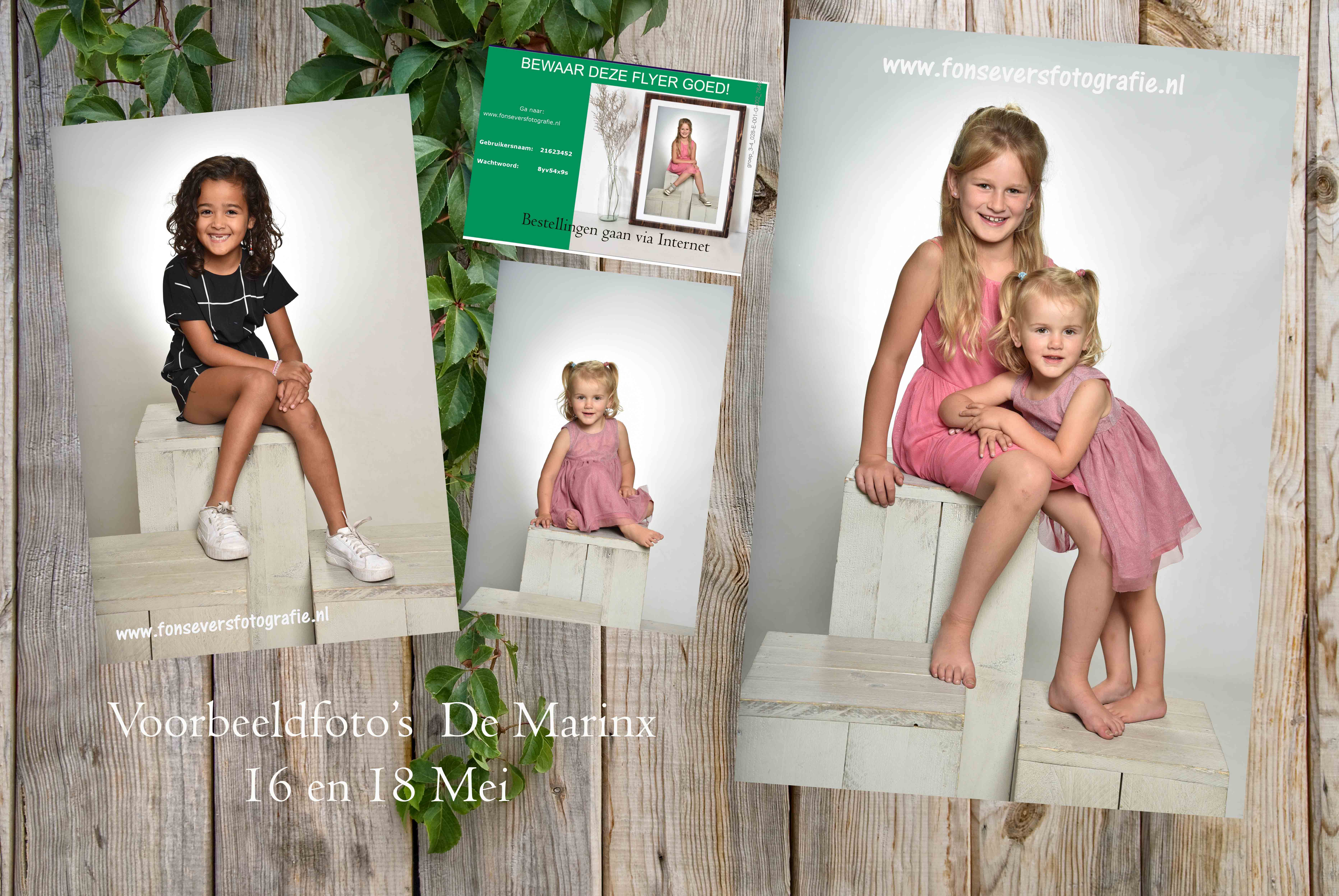 Schoolfotograaf 16 en 18 mei