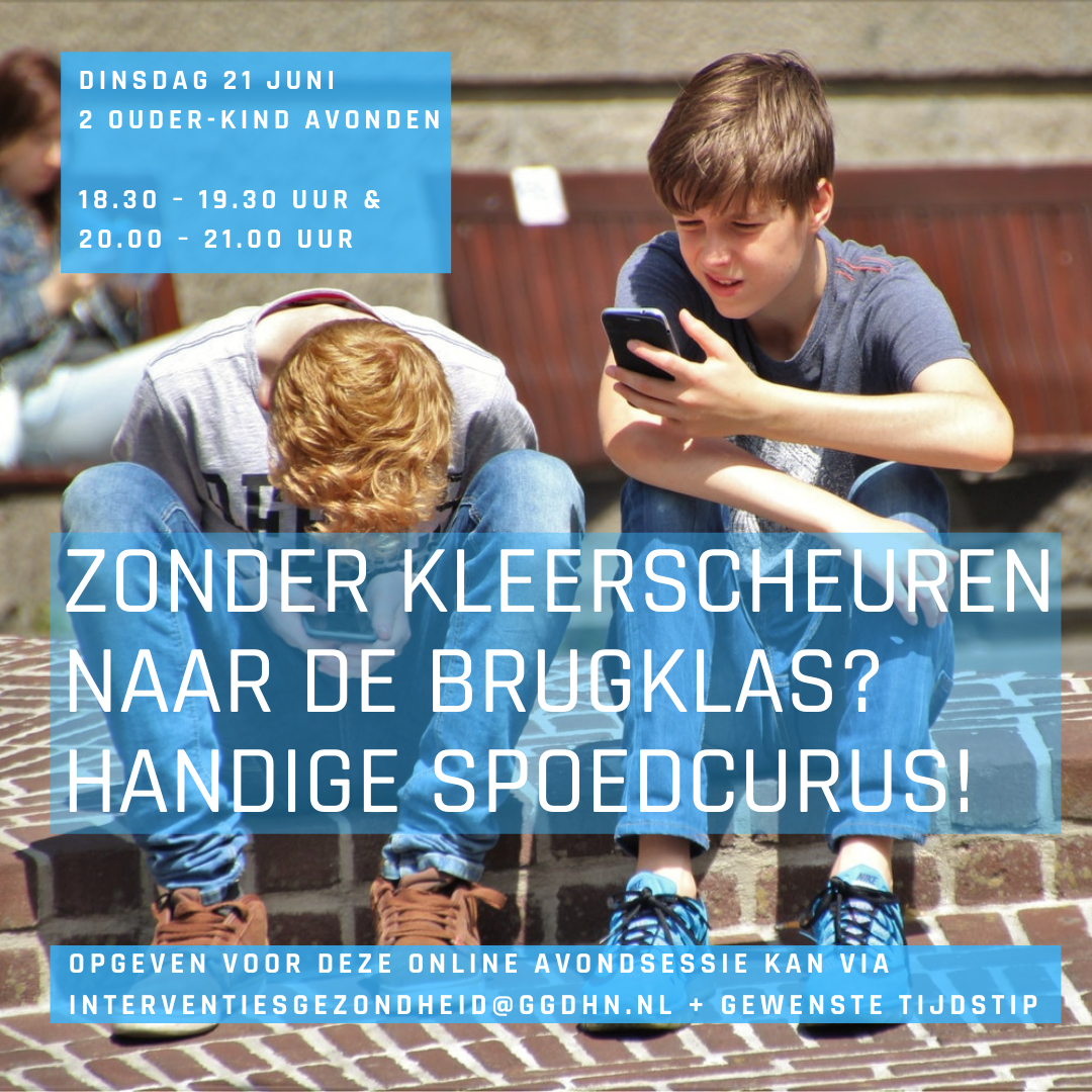 ZONDER KLEERSCHEUREN NAAR DE BRUGKLAS HANDIGE SPOEDCURUS!