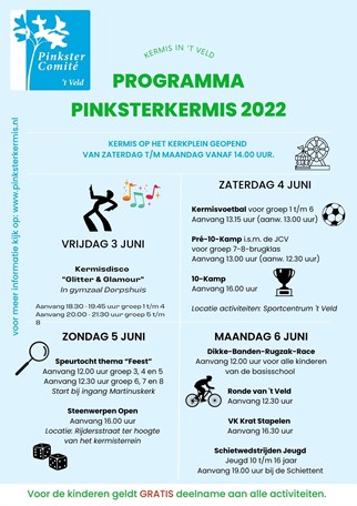 Flyer Pinksterkermis 2022