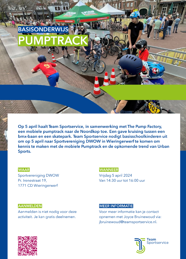 Pumptrack 5 april Wieringerwerf